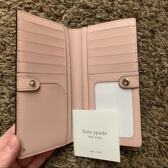 Kate Spade Cameron Paper Rose Slim Wallet - Picture 4 of 4